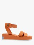 HOFF Town Leather Flatform Sandals, Coral