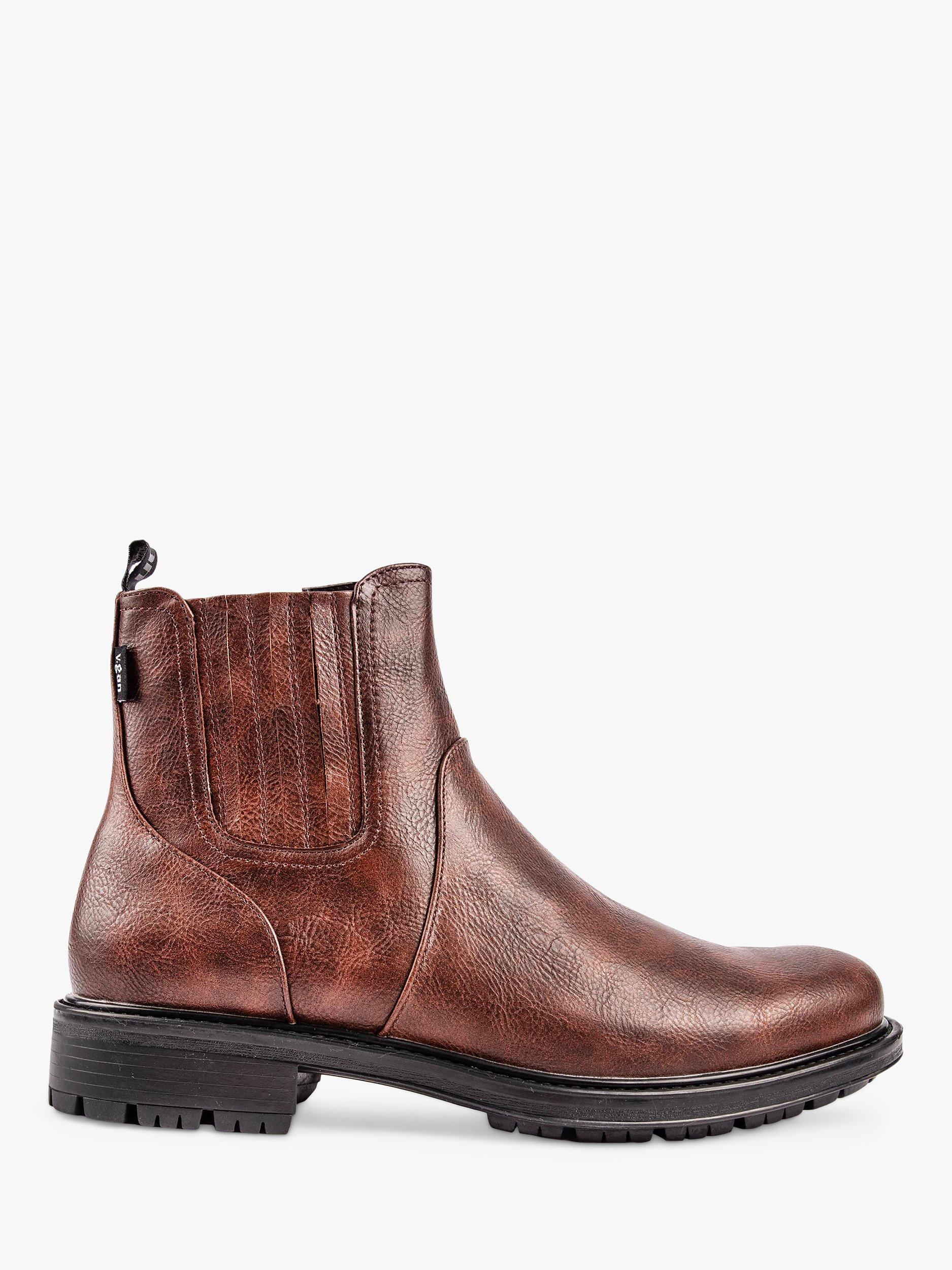 V.GAN Vegan Frisee Chelsea Boots, Tan