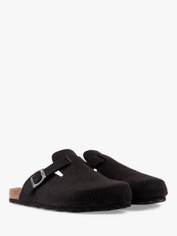 V.GAN Vegan Taro Felt Mule Sandals - view 2, Black