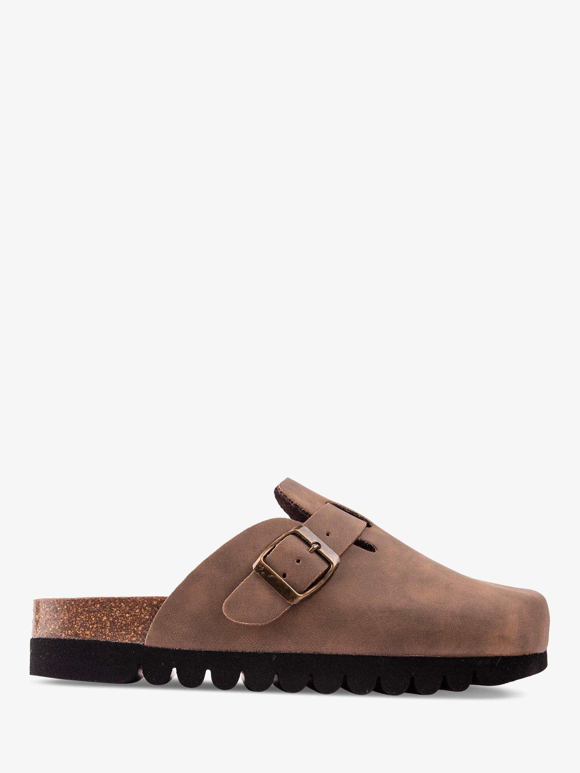 Product image 1 of 4, which shows V.GAN Vegan Taro Mule Footbed Sandals, Tan, 4