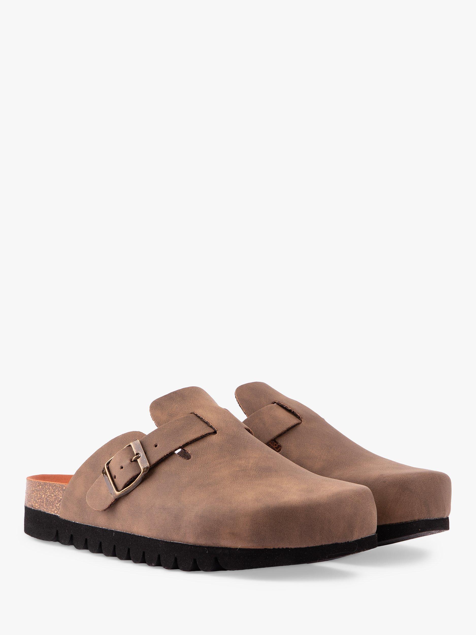 Product image 2 of 4, which shows V.GAN Vegan Taro Mule Footbed Sandals, Tan, 4