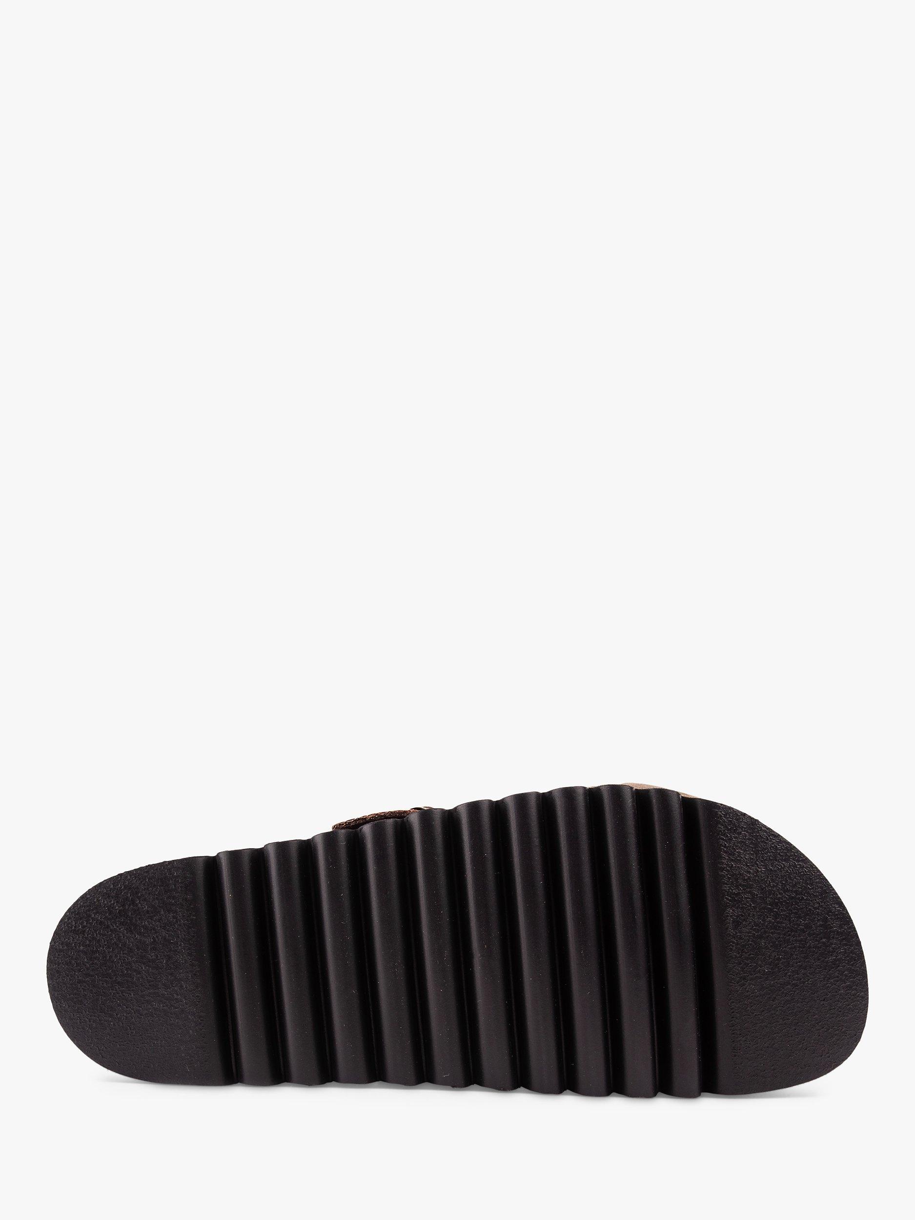 Product image 4 of 4, which shows V.GAN Vegan Taro Mule Footbed Sandals, Tan, 4