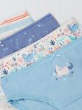 John Lewis Kids' Unicorn Star Briefs, Pack of 7