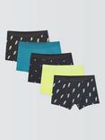 John Lewis Kids' Bolt Trunks, Pack of 5, Multi