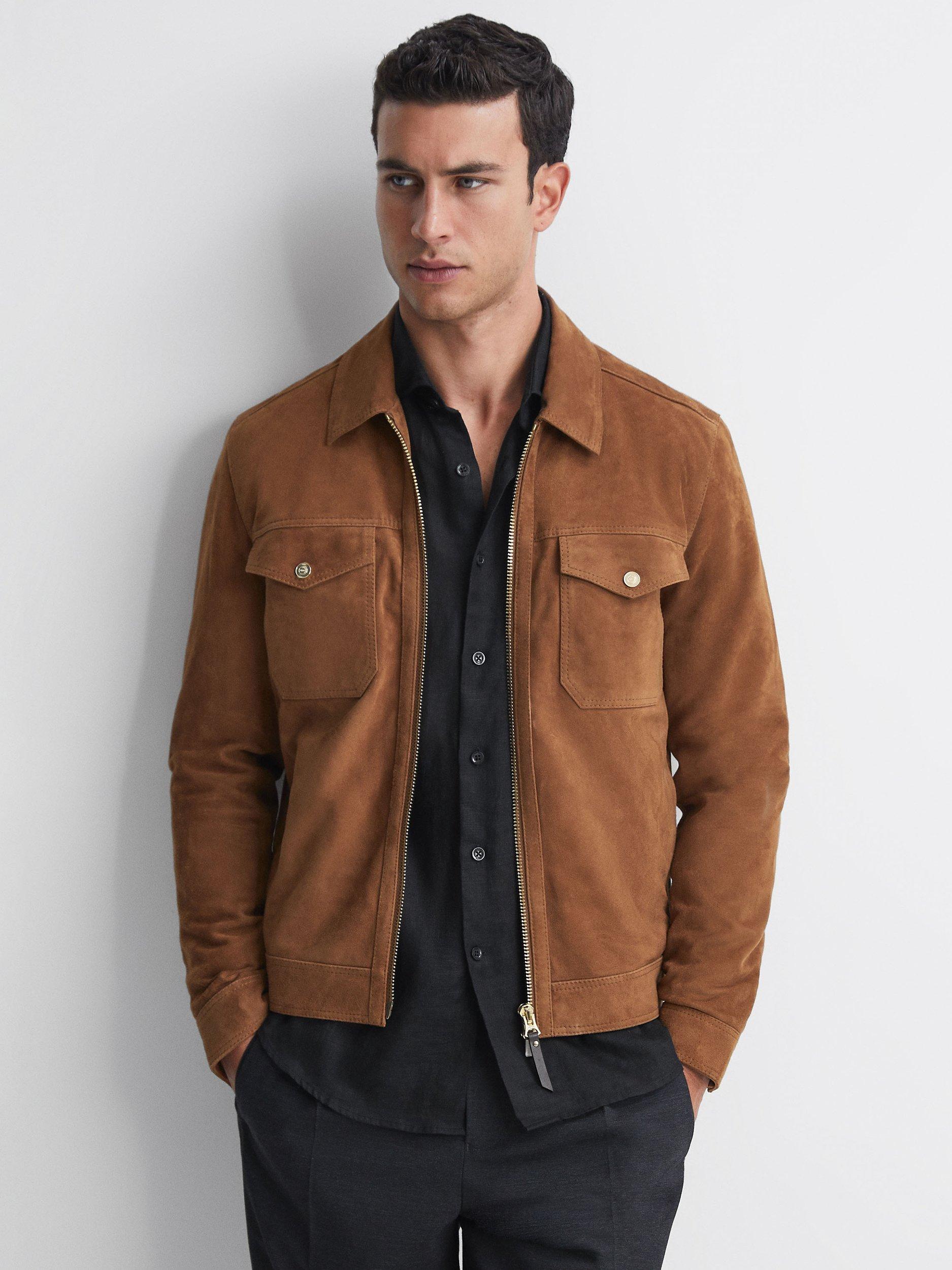 Product image 5 of 5, which shows Reiss Rex Long Sleeve Linen Shirt, Black, XS