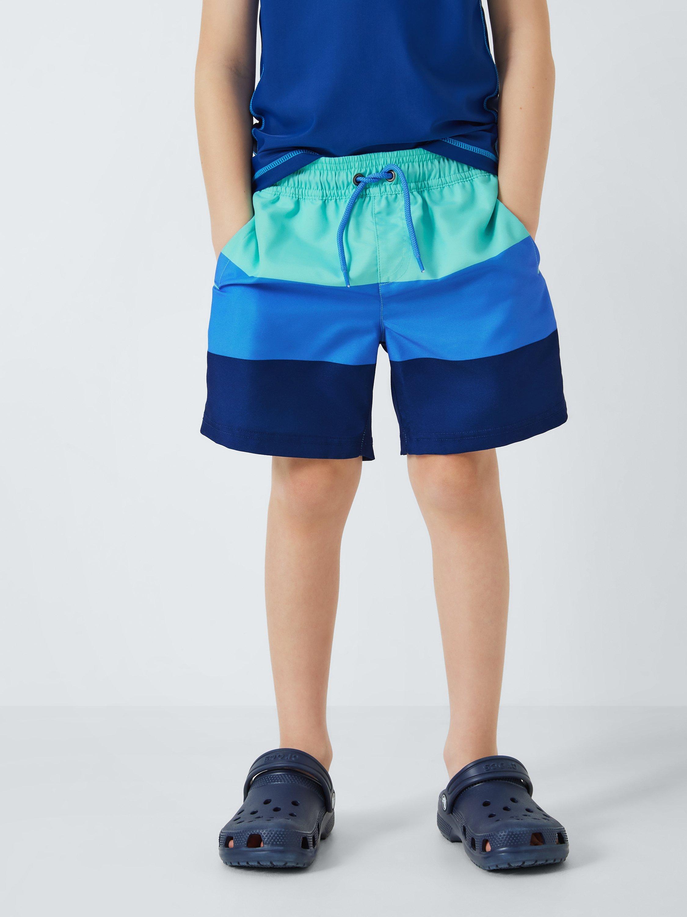 John Lewis Kids' Colour Block Swim Shorts, Multi, 7 years