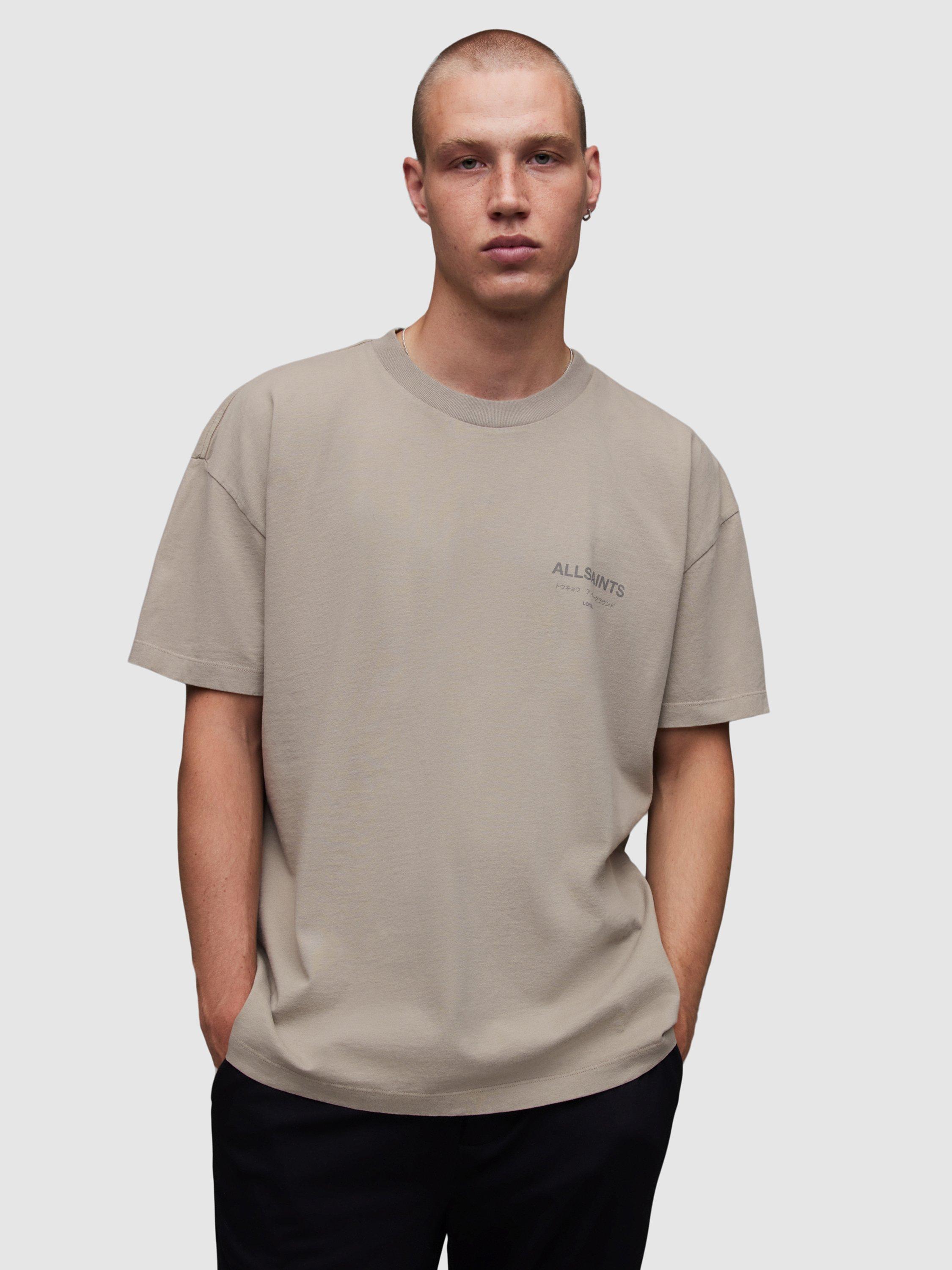AllSaints Underground T-Shirt, Stone Taupe