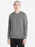 Timberland Williams River Organic Cotton Jumper, Dark Grey Heather