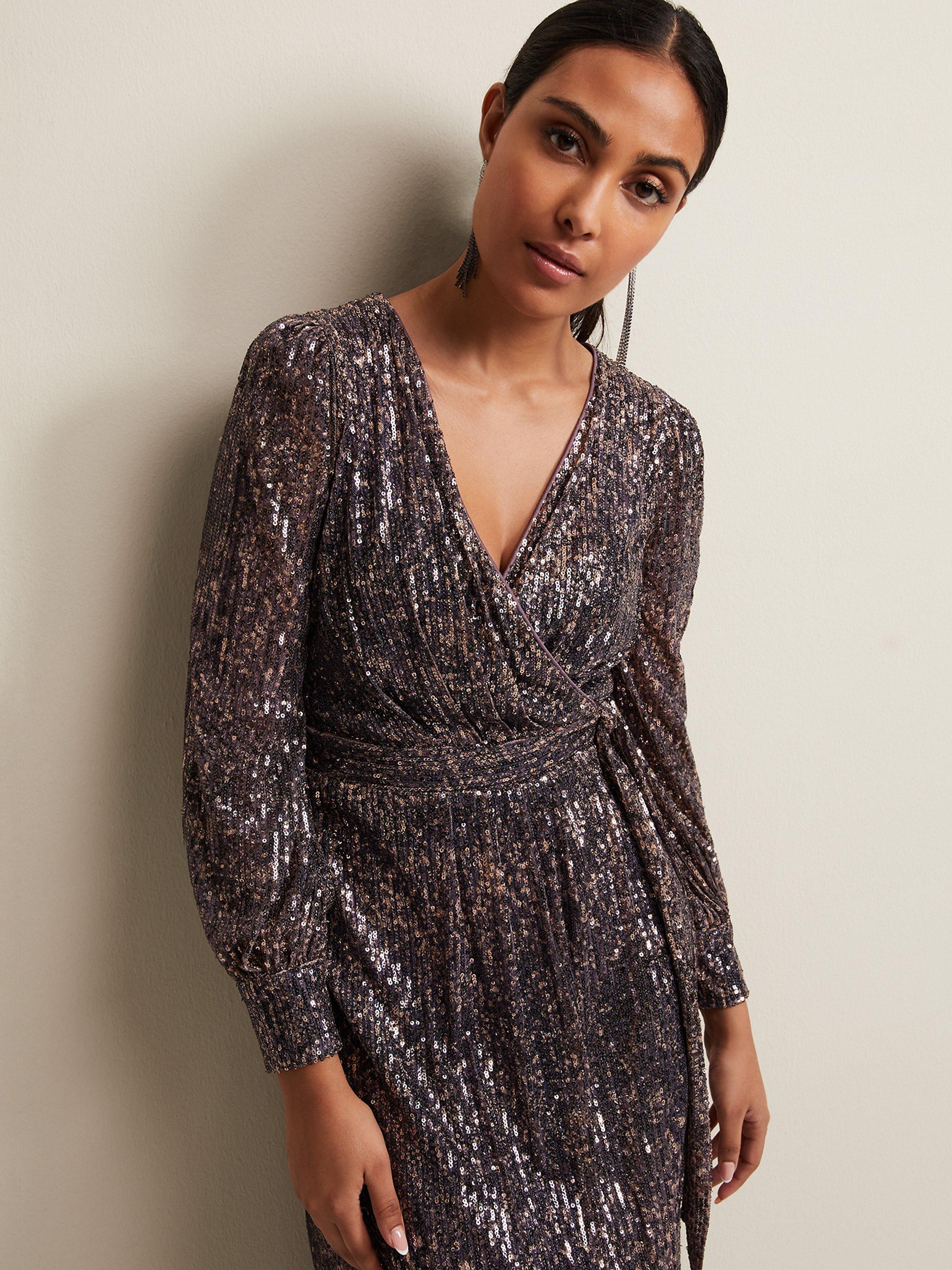 Petite sequin maxi dress clearance