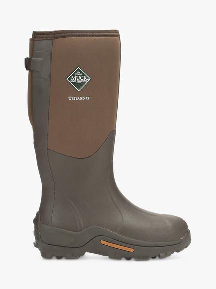 Muck Wetland XF Tall Wellington Boots, Brown, Brown