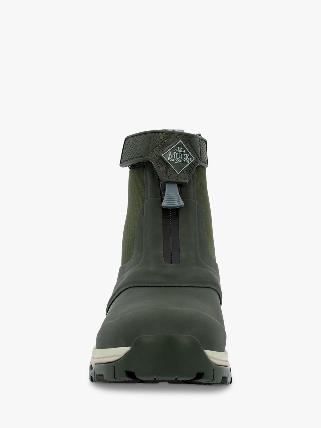 Product image 4 of 5, which shows Muck Apex Zip Up Wellington Ankle Boots, Moss, 3