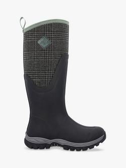 Muck Arctic Sport II Tall Wellington Boots, Black/Plaid