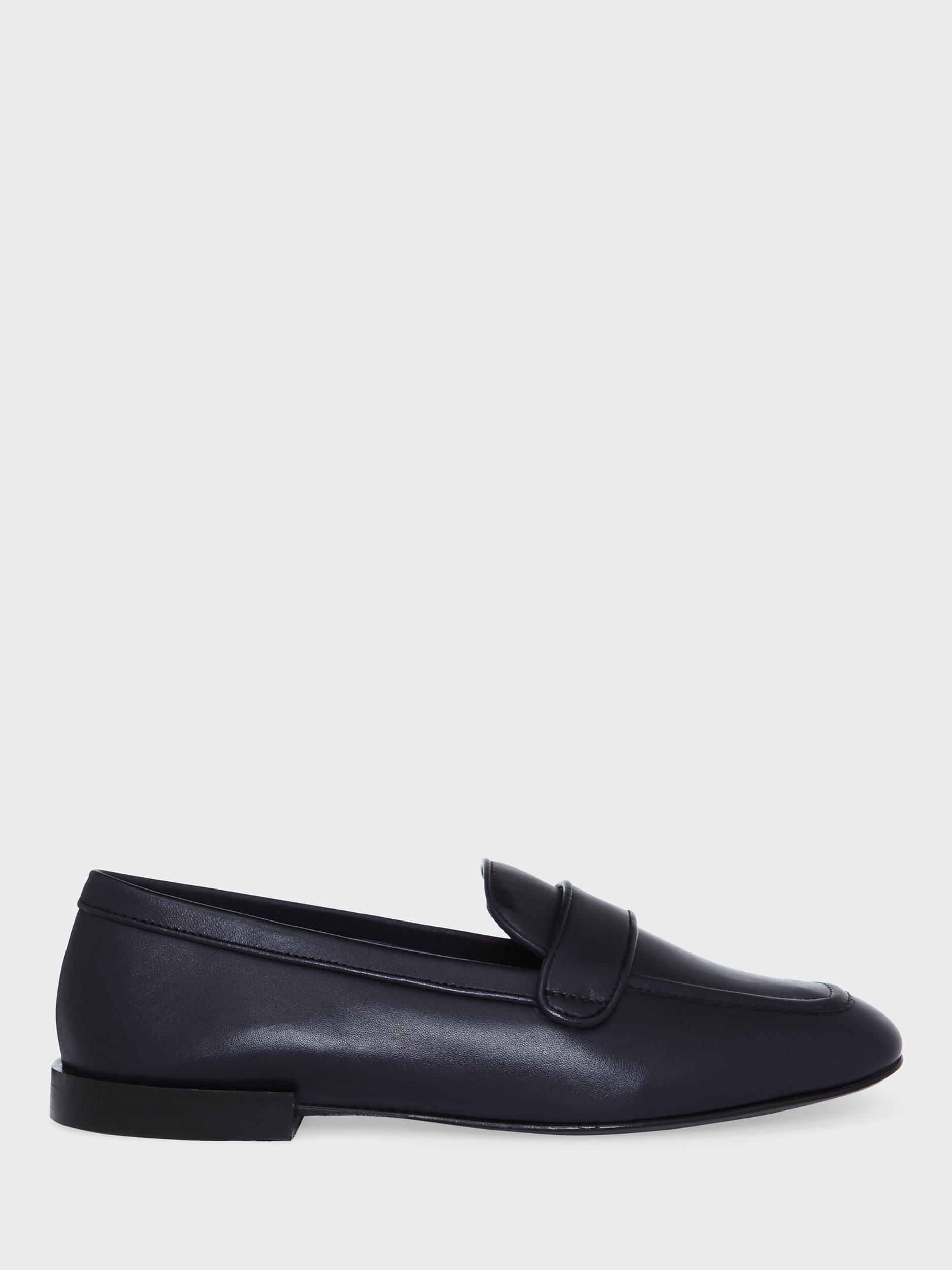 Hobbs Vivian Patent Leather Loafers, Navy