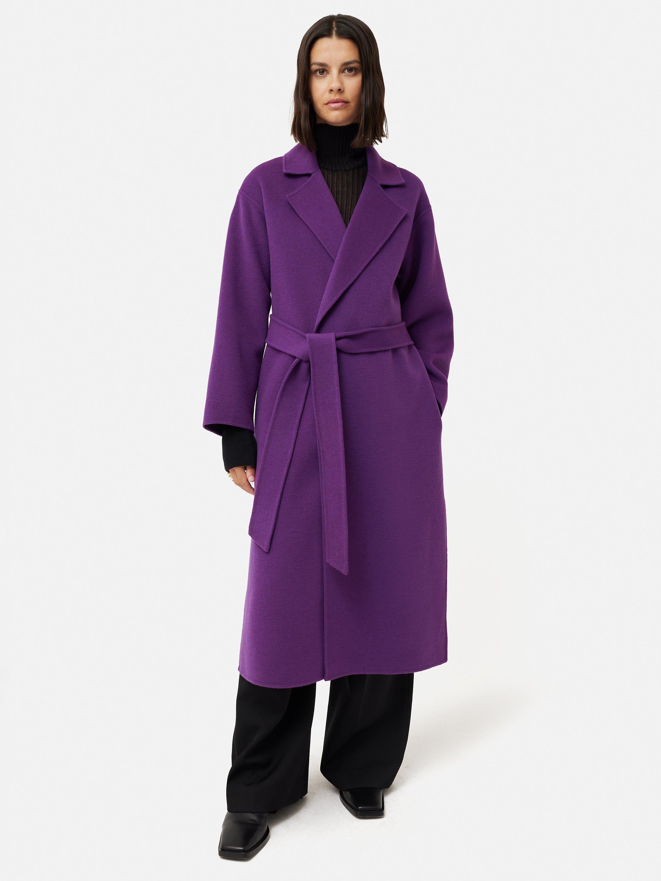 Jigsaw Double Faced Wool Blend Wrap Coat