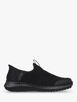 Skechers Cessnock - Gwynedd Work Shoes, Black, Black