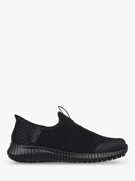 Skechers Cessnock - Gwynedd Work Shoes, Black, Black