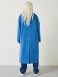 HUSH Scout Double Breasted Wool Blend Coat, Mediterranean Blue