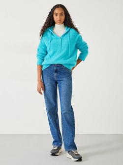 HUSH Remy Slouchy Straight Jeans - view 2, Mid Blue