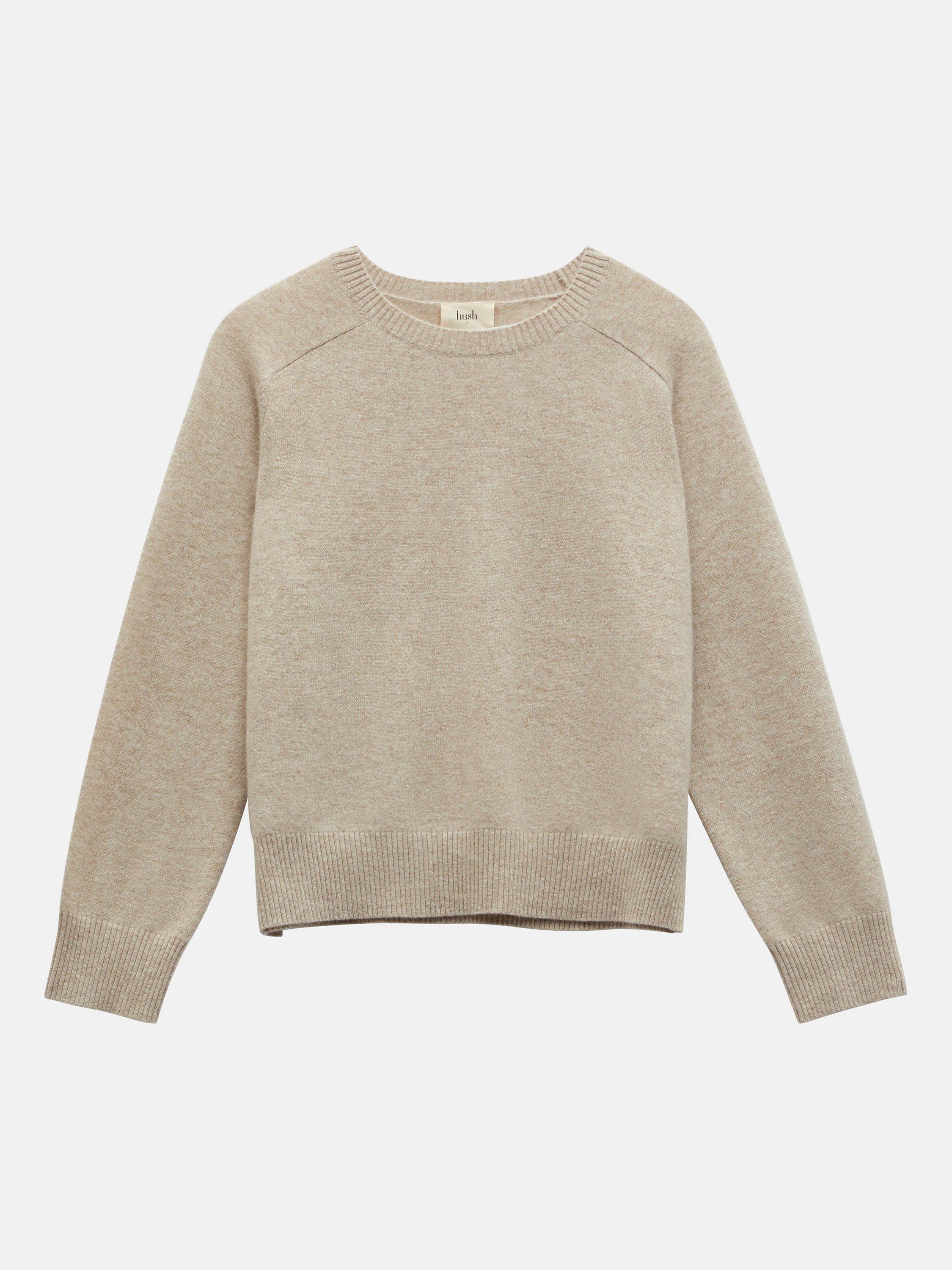 HUSH Alina Cashmere Jumper, Camel, XXS