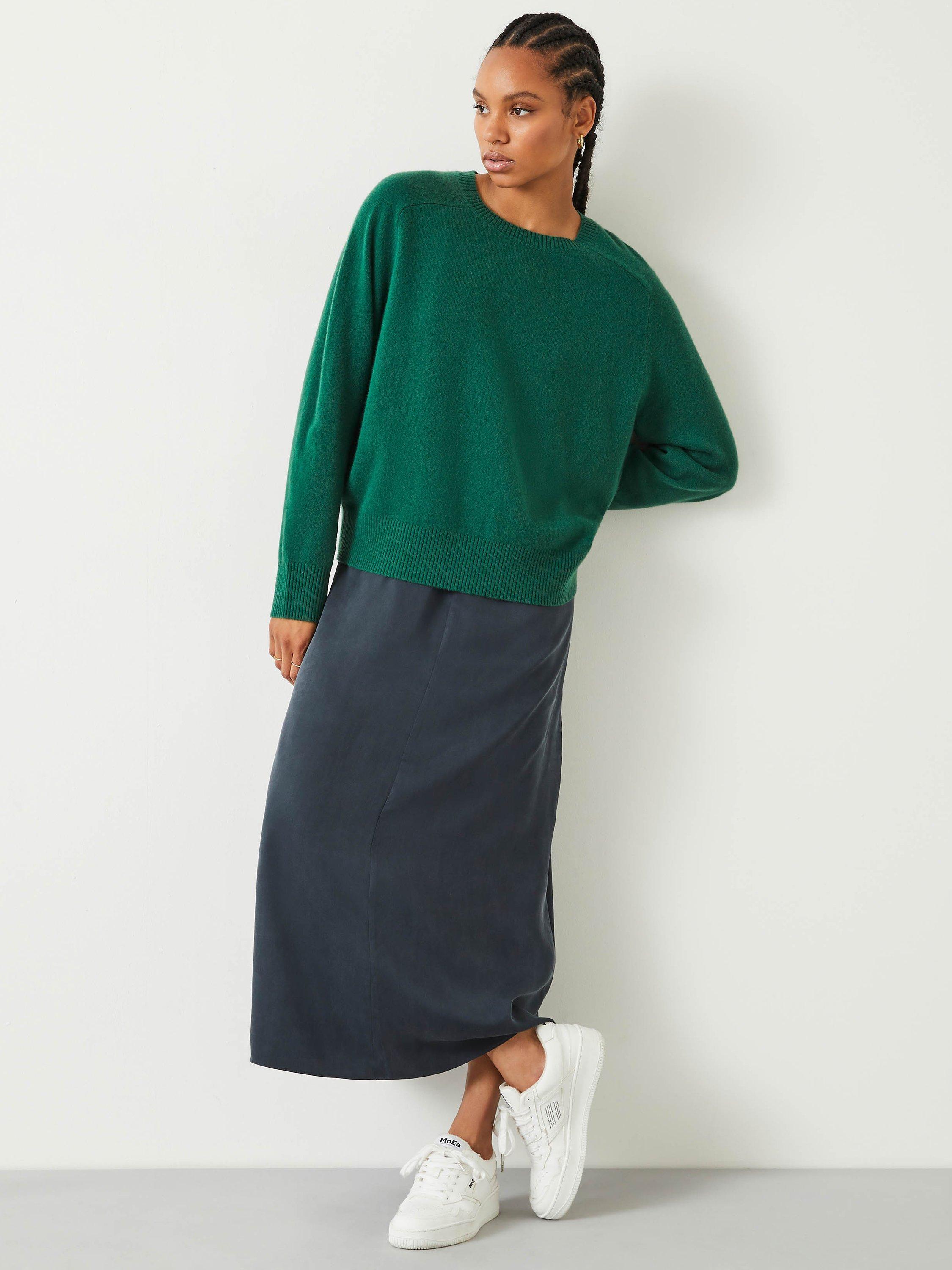 Emerald green cashmere sweater hotsell