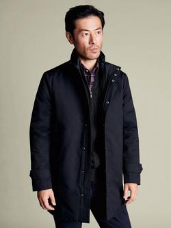 Charles Tyrwhitt 3 in 1 Rain Mac with Detachable Gilet, Navy