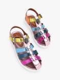 Kurt Geiger London Kids' Mini Fisherman Leather Sandals, Multi