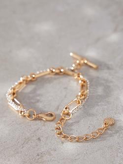 Mint Velvet Mixed Double Strand Bracelet, Multi - view 2, Multi