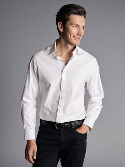 Charles Tyrwhitt Egyptian Cotton Slim Fit Shirt, White, White