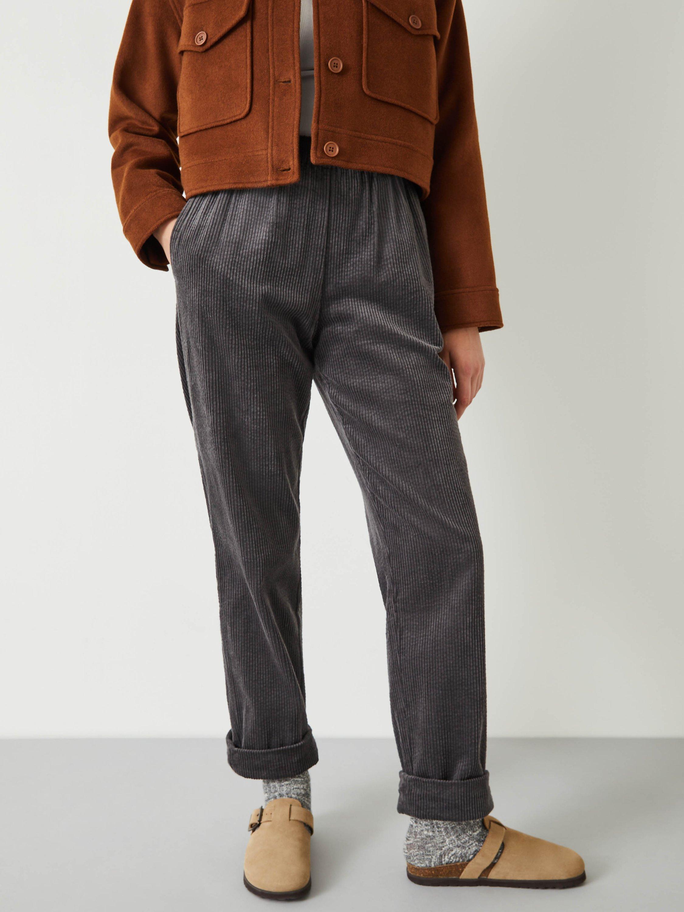 Product image 1 of 5, which shows HUSH Lisa Corduroy Joggers, Slate, 4S