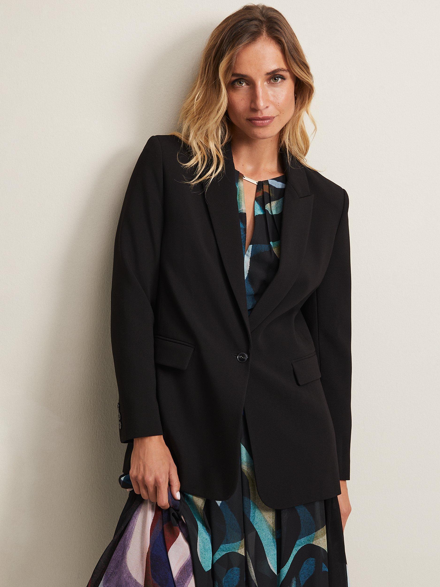 John lewis black blazer best sale