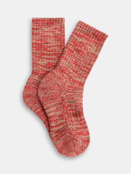 Whistles Chunky Marl Socks, Red/Multi