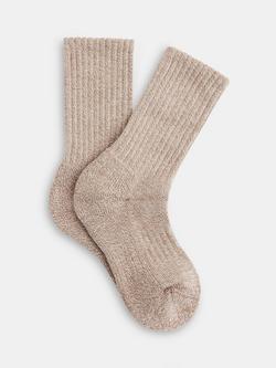 Whistles Chunky Marl Socks, Neutral