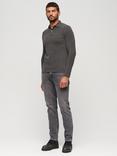 Superdry Studios Long Sleeve Jersey Polo Shirt