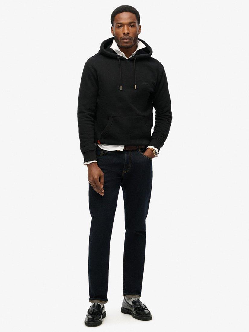 Product image 2 of 5, which shows Superdry Organic Cotton Essential Logo Hoodie, Black, S
