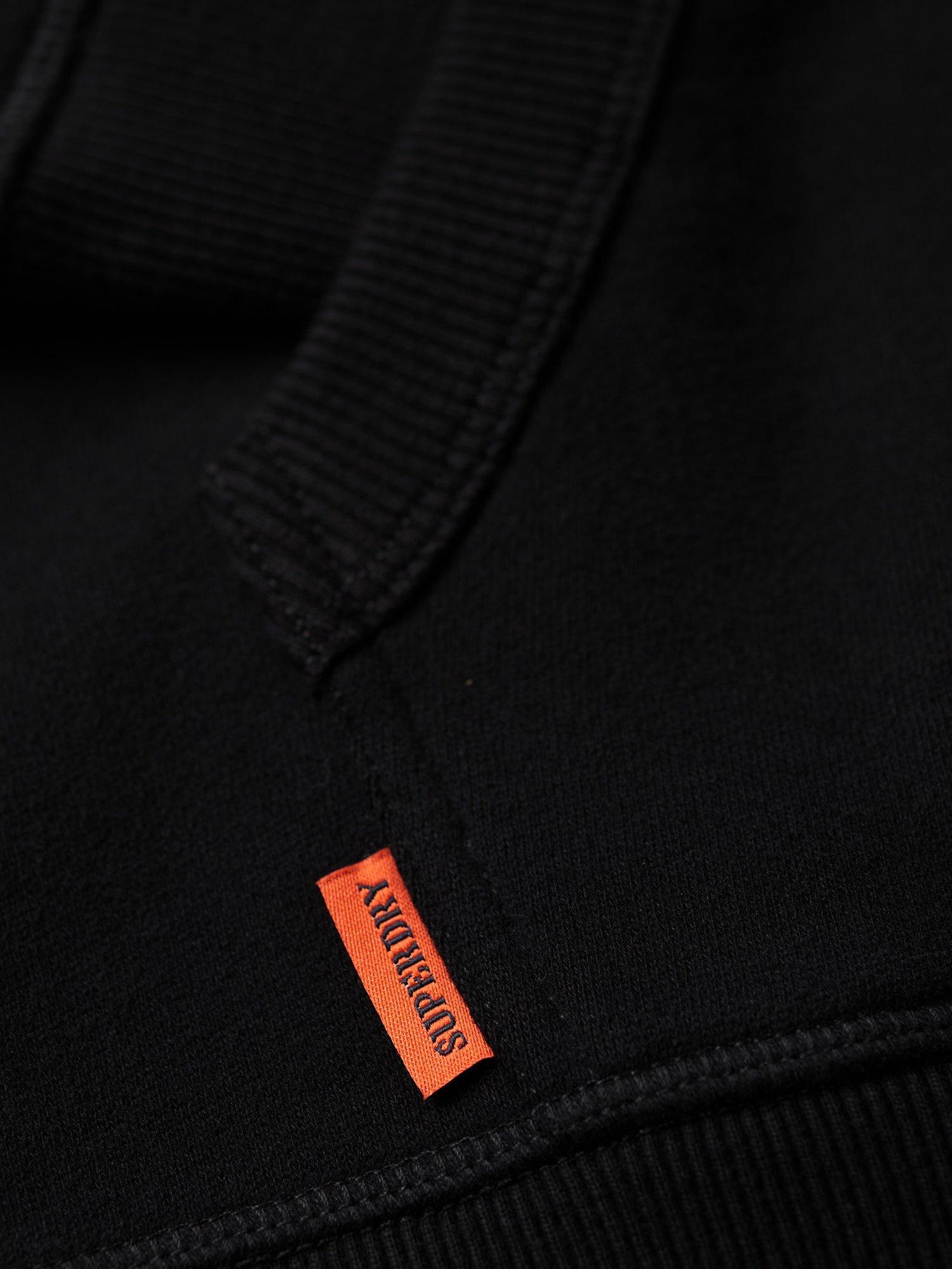 Product image 4 of 5, which shows Superdry Organic Cotton Essential Logo Hoodie, Black, S