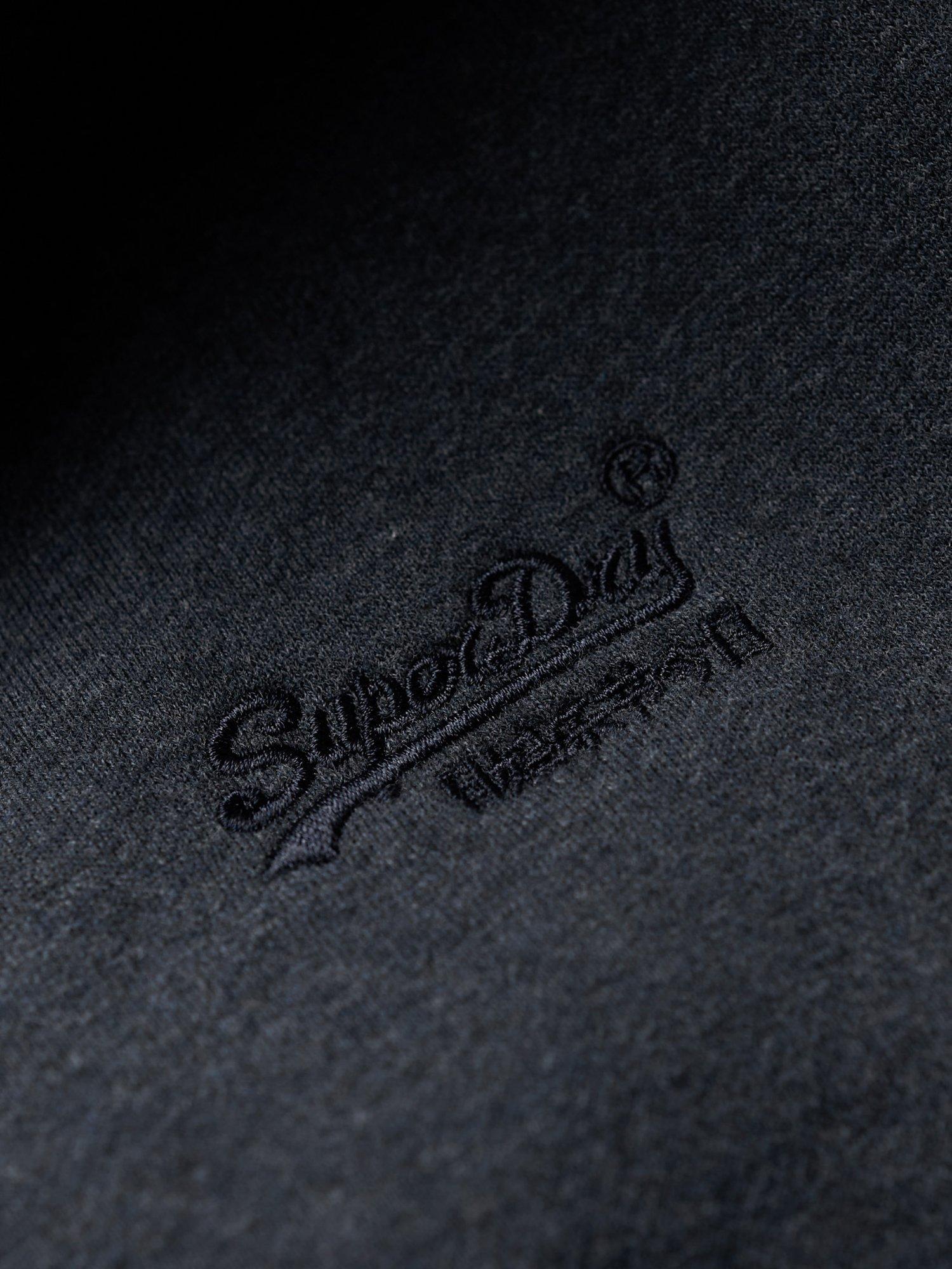 Product image 3 of 6, which shows Superdry Essential Logo Zip Hoodie, Vintage Navy Marl, S