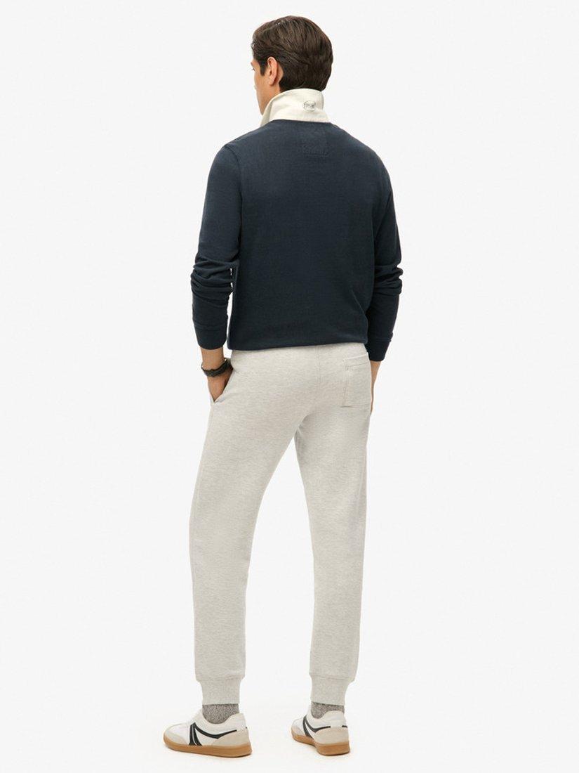Product image 7 of 7, which shows Superdry Essential Logo Joggers, Glacier Grey Marl, S