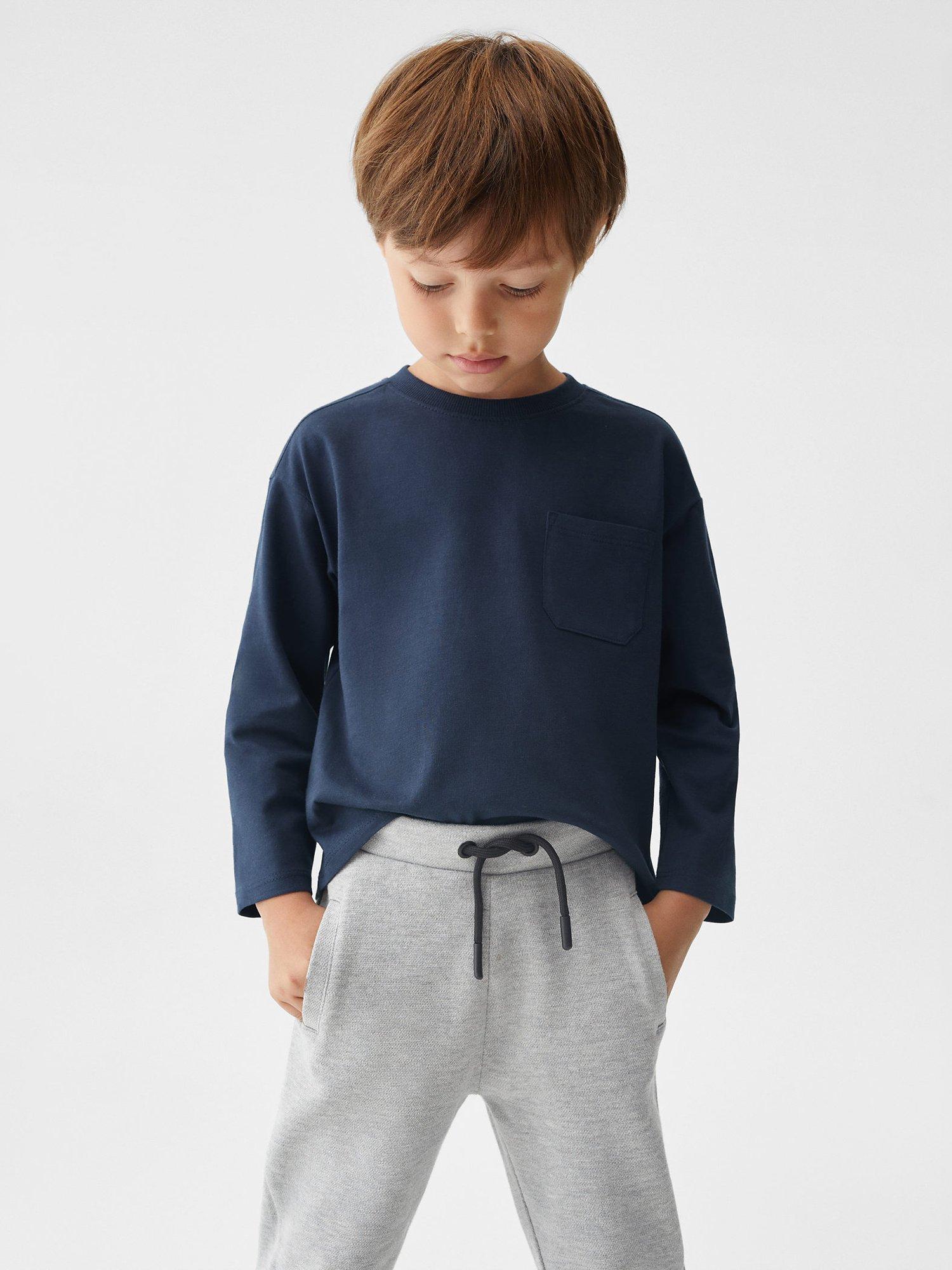 Mango Kids' Goliatb Joggers, Medium Grey