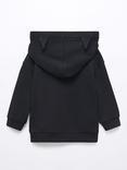 Mango Baby Batman Logo Hooded Sweatshirt, Black