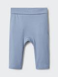 Mango Baby Basic Leggings, Medium Blue