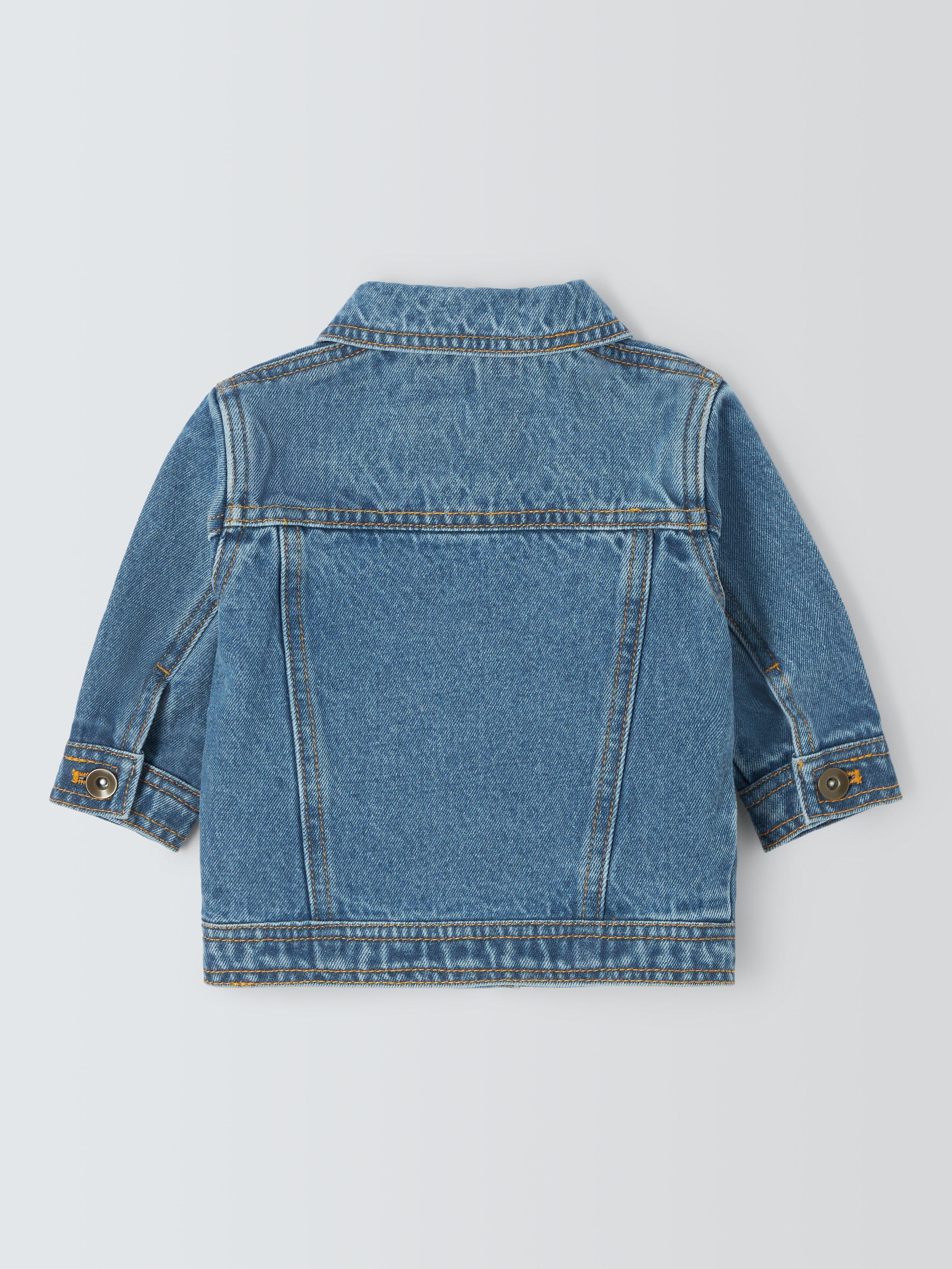 John Lewis Baby Denim Jacket Blue