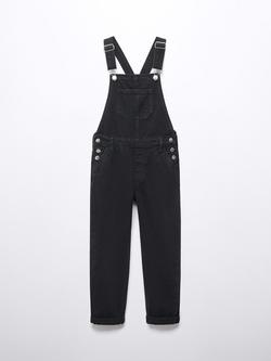 Mango Kids' Amara Dungarees, Open Grey