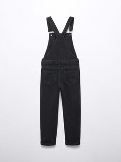 Mango Kids' Amara Dungarees - view 2, Open Grey