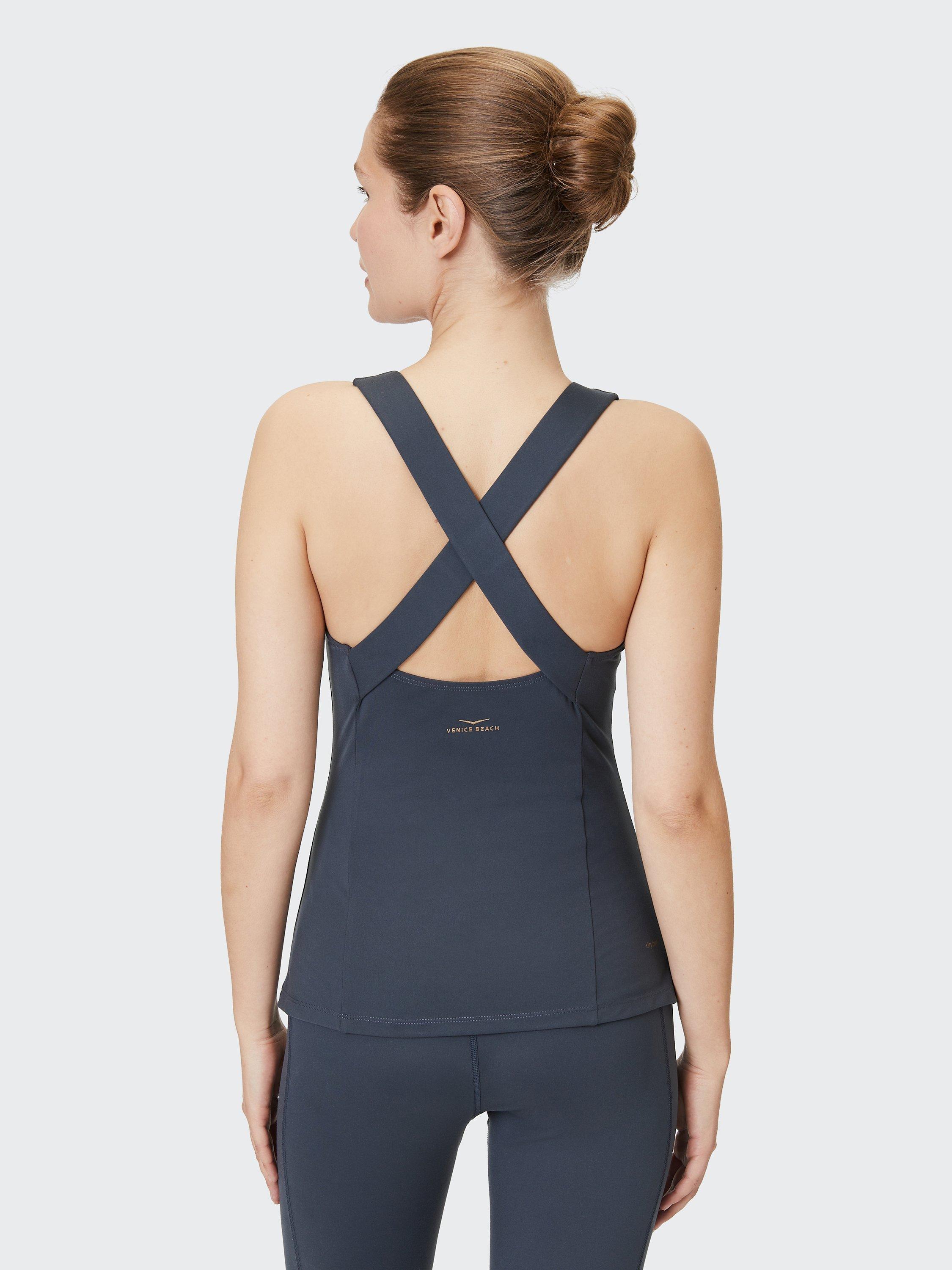 Venice Beach Chantria Gym Vest, Shadow Green, XS