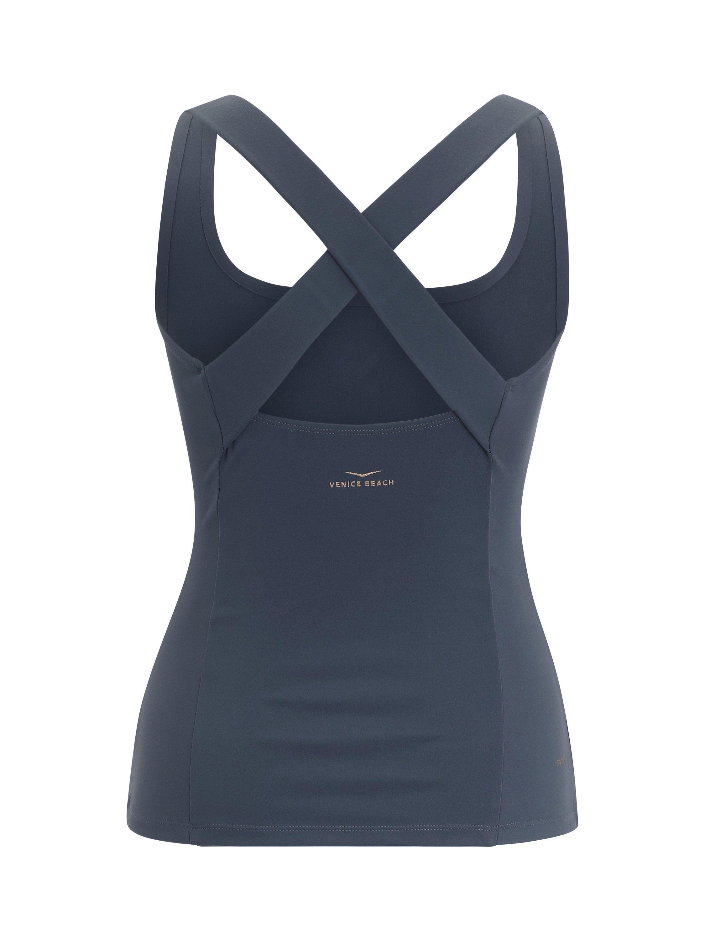 Venice Beach Chantria Gym Vest, Shadow Green, XS