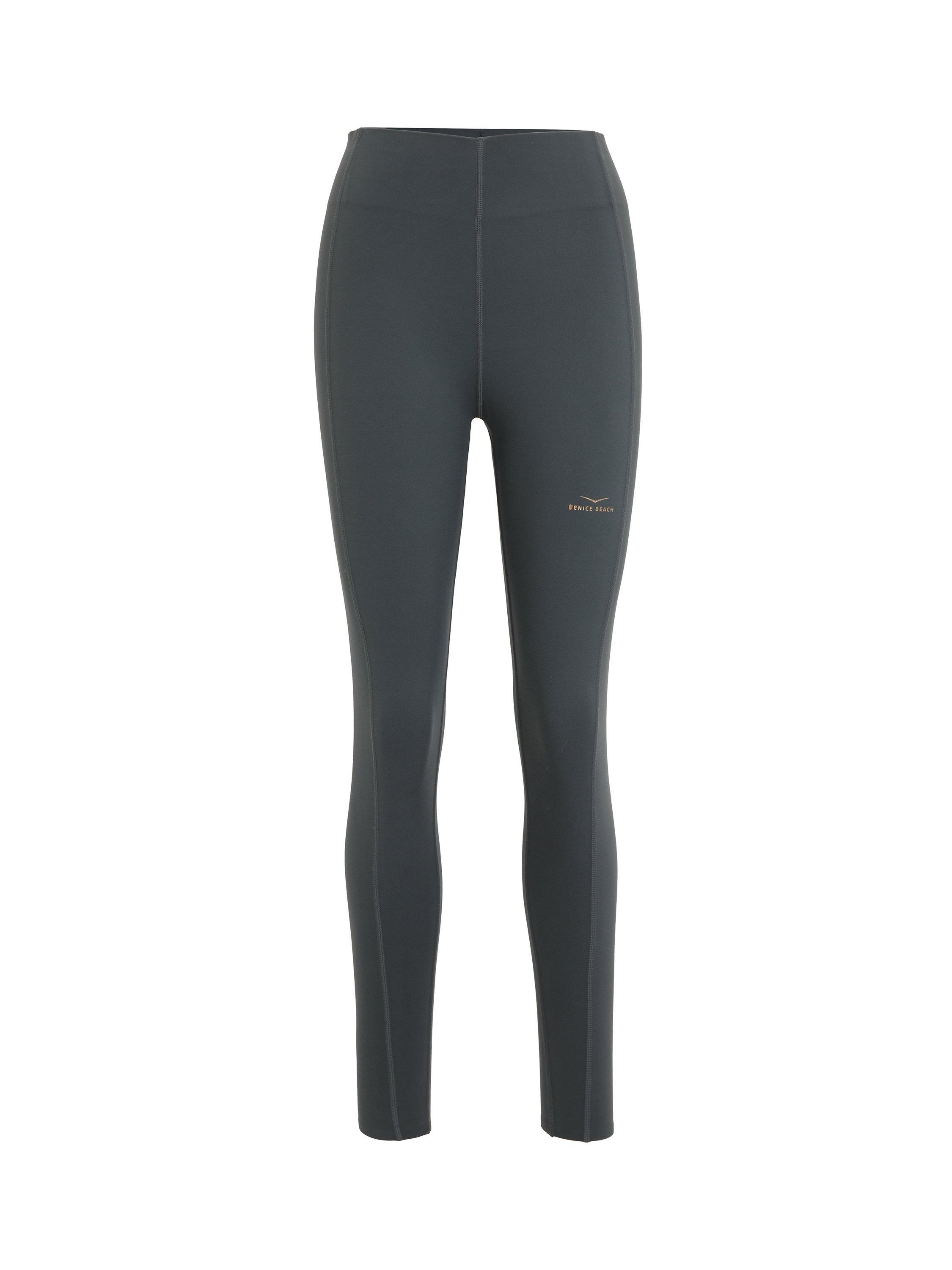Product image 4 of 7, which shows Venice Beach Kaelie Gym Leggings, Shadow Green, XS