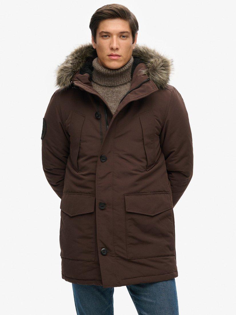 Superdry Men's Everest Parka Hooded Black Size M main image 1