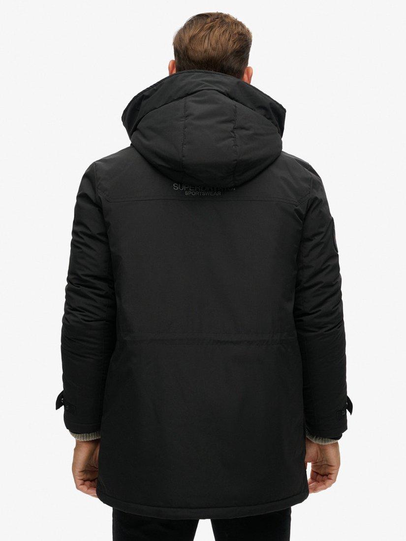 Product image 7 of 7, which shows Superdry City Padded Parka Jacket, Black, S