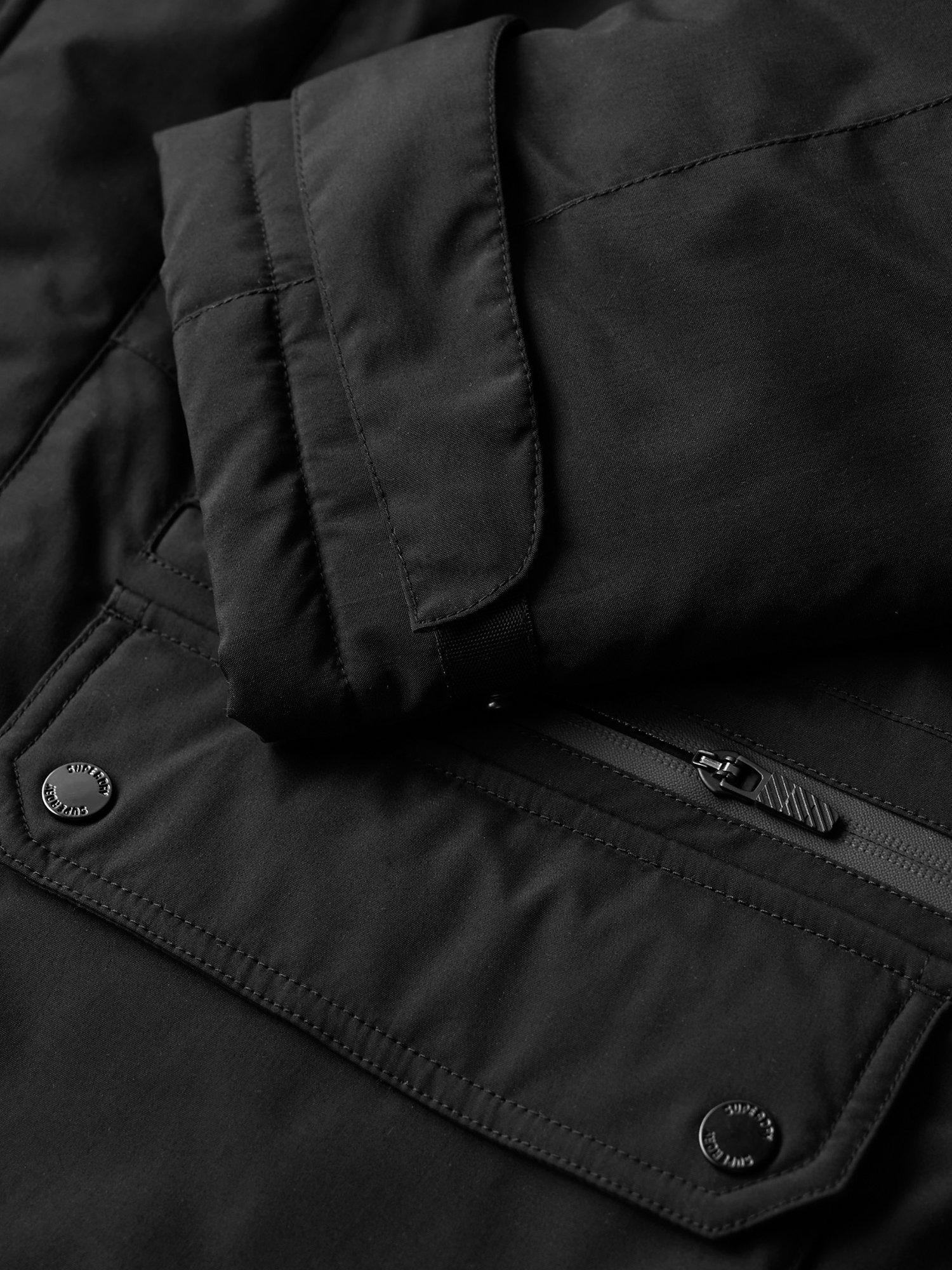 Product image 3 of 7, which shows Superdry City Padded Parka Jacket, Black, S