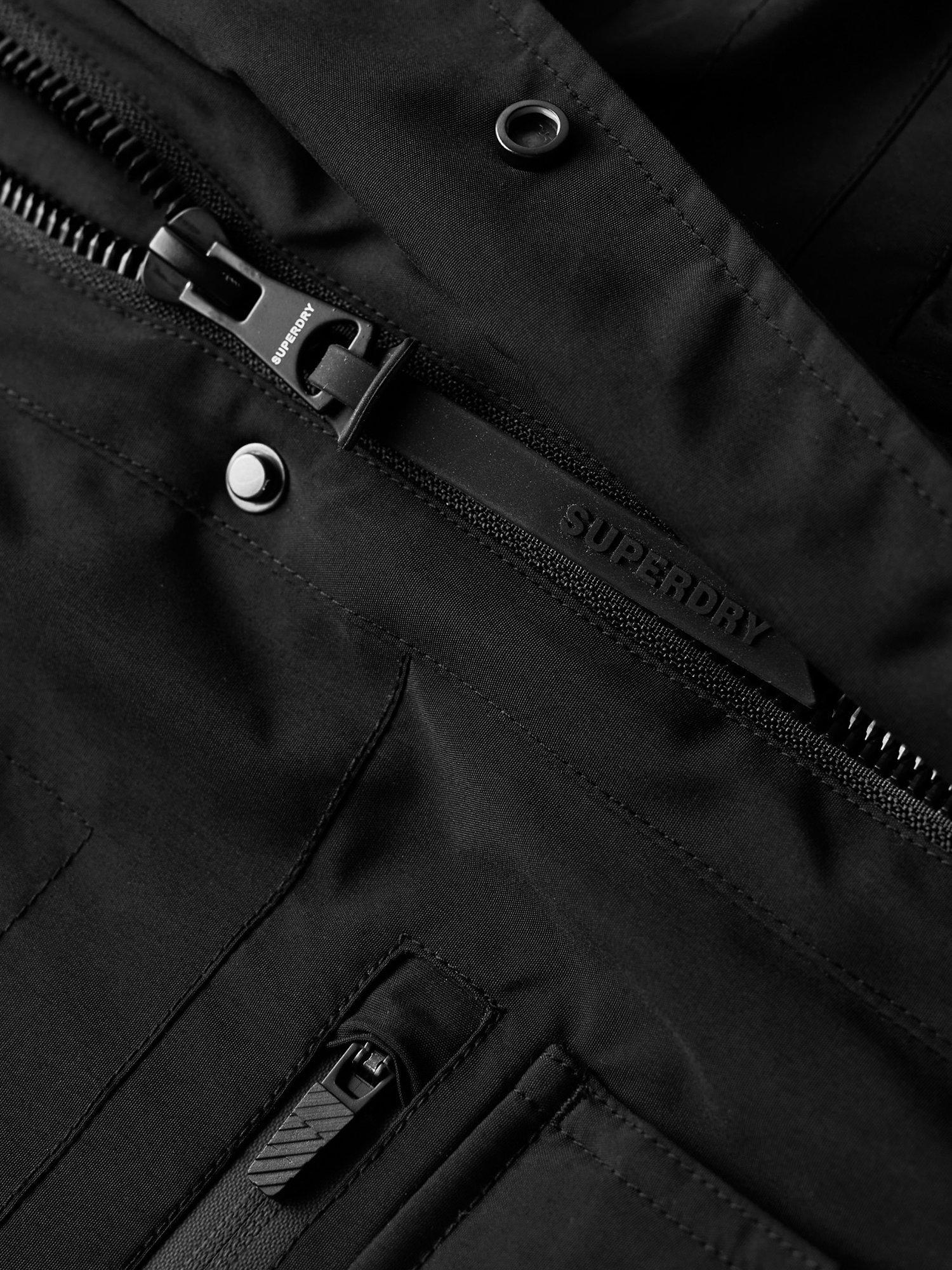 Product image 6 of 7, which shows Superdry City Padded Parka Jacket, Black, S